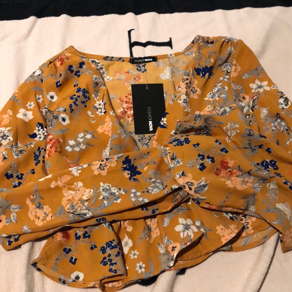 krystal floral top